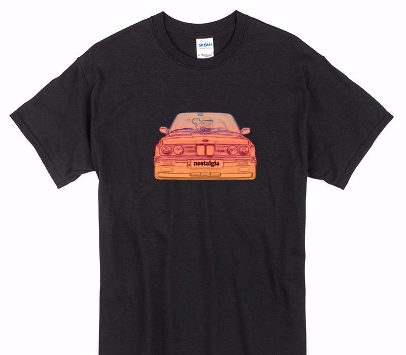 Custom Gildan 100% Cotton Black T-Shirt