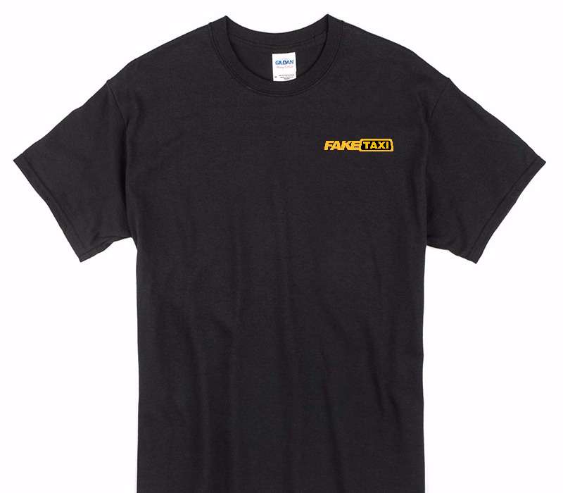 Custom Gildan 100% Cotton Black T-Shirt