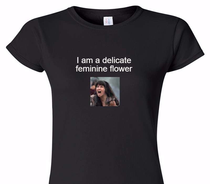 Custom Womens Soft Style 100% Cotton Black T-Shirt