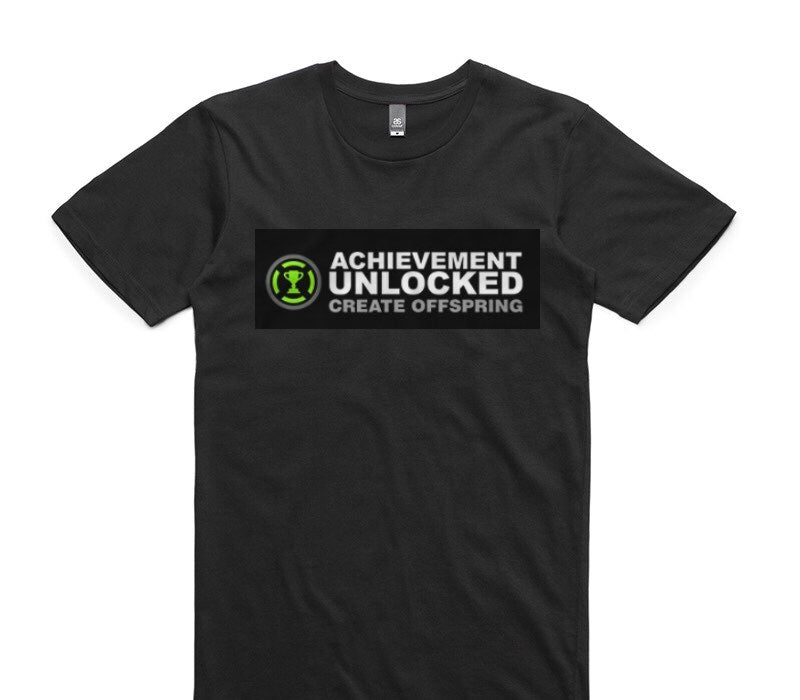 Custom AS Colour 100% Cotton Black T-Shirt