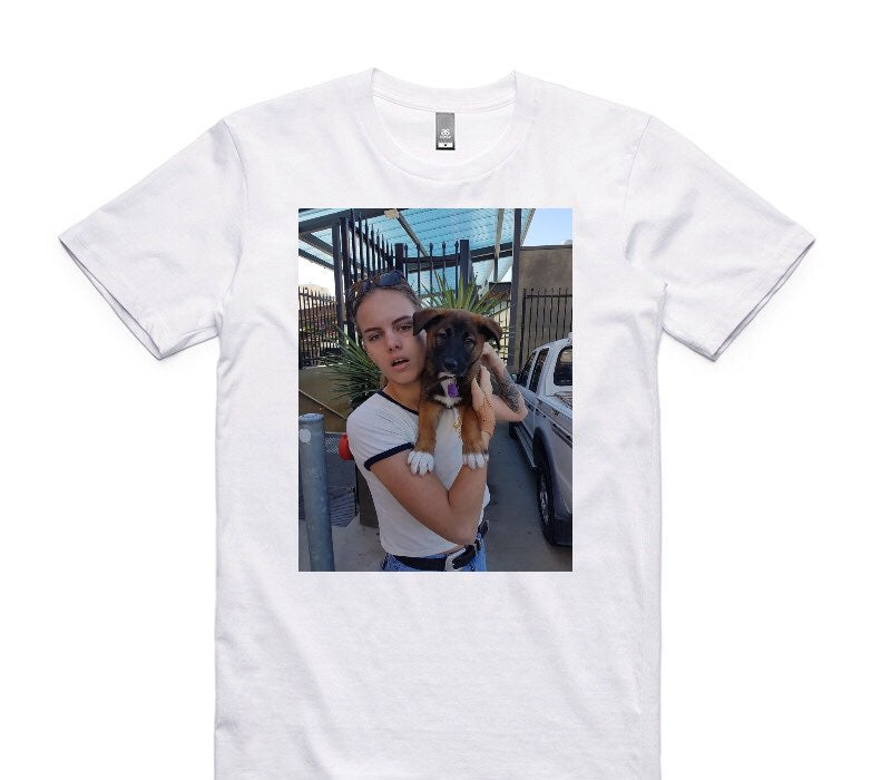 Custom AS Colour 100% Cotton White T-Shirt