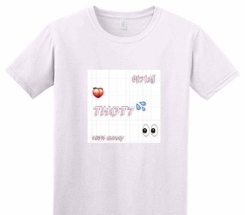 Custom Adult Soft Style 100% Cotton White T-Shirt