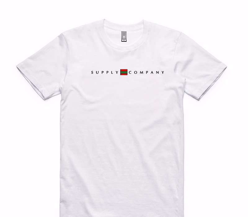 Custom AS Colour 100% Cotton White T-Shirt
