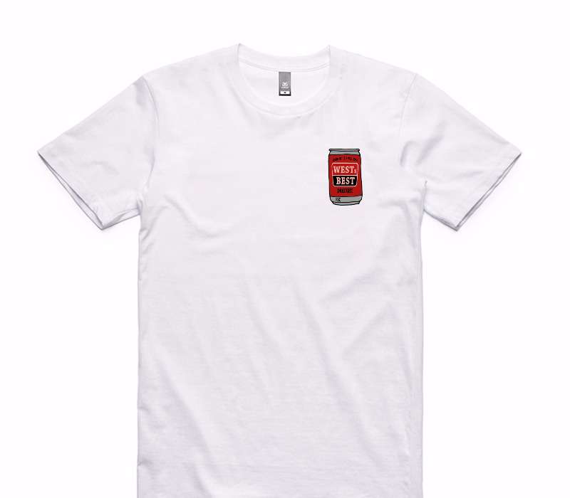 Custom AS Colour 100% Cotton White T-Shirt