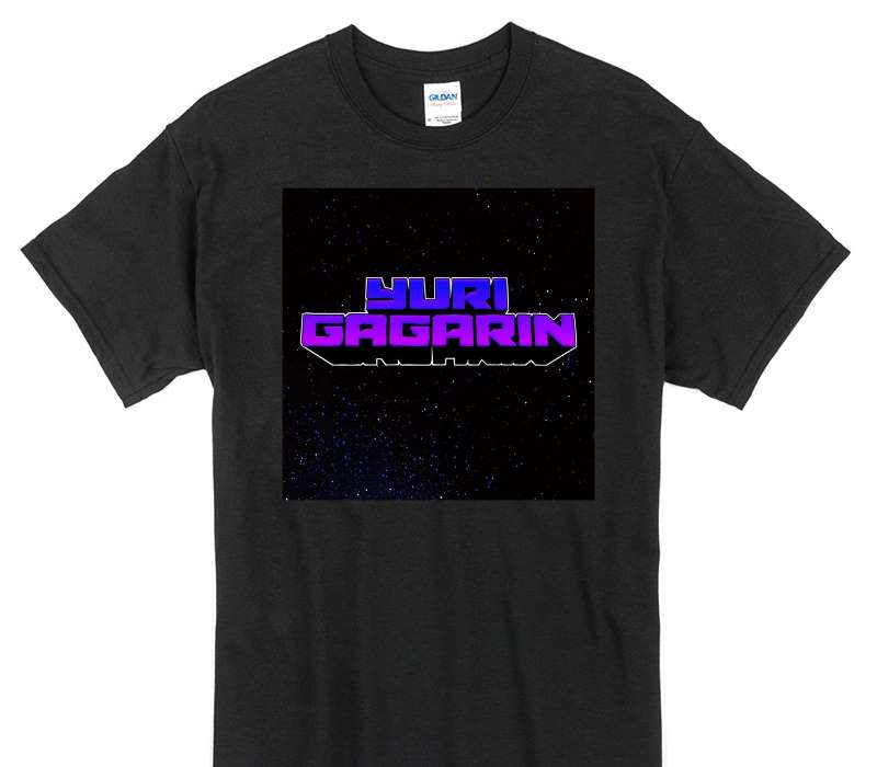 Custom Gildan 100% Cotton Black T-Shirt