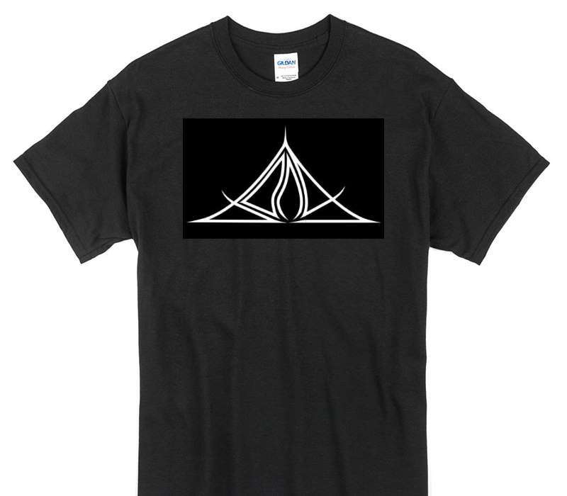Custom Gildan 100% Cotton Black T-Shirt