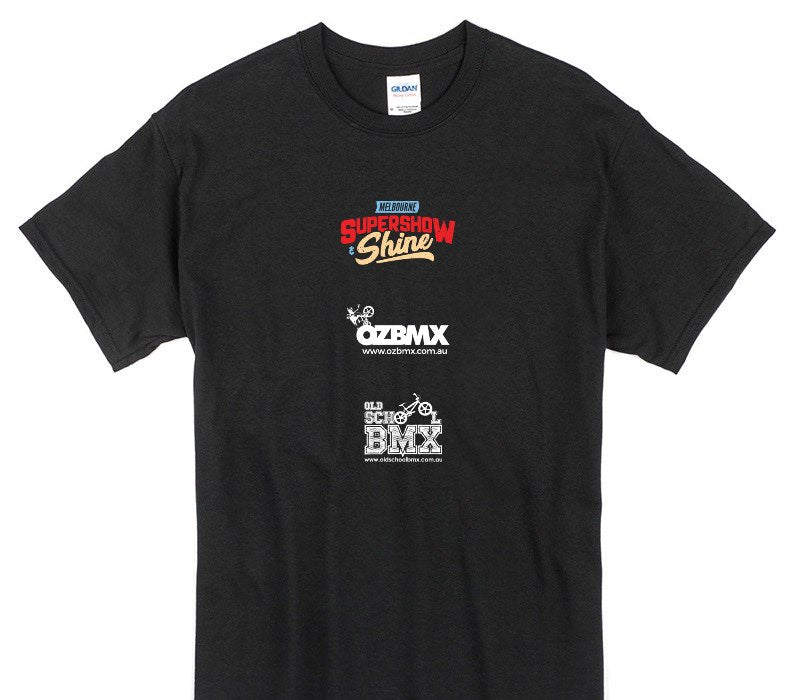 Custom Gildan 100% Cotton Black T-Shirt