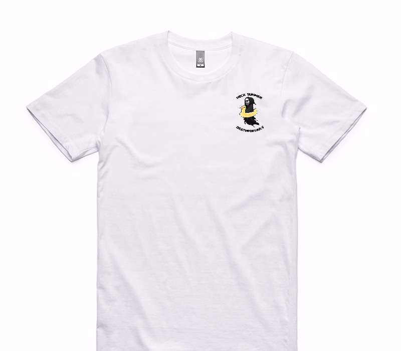 Custom AS Colour 100% Cotton White T-Shirt
