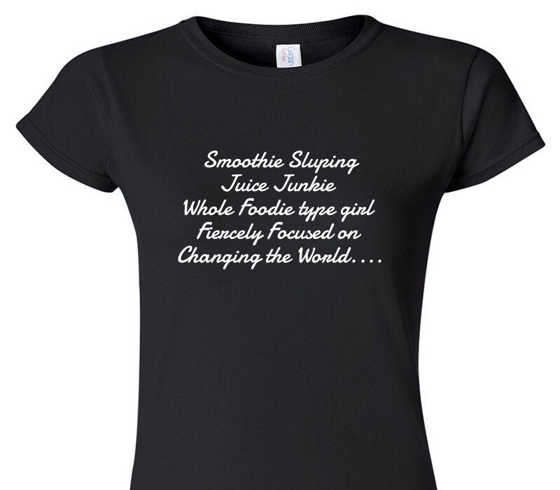 Custom Womens Soft Style 100% Cotton Black T-Shirt