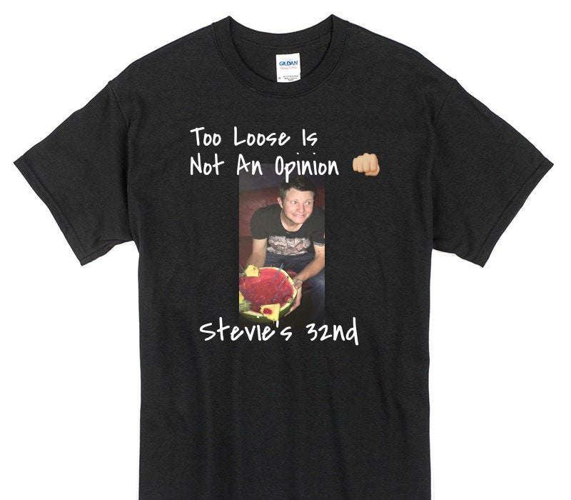 Custom Gildan 100% Cotton Black T-Shirt