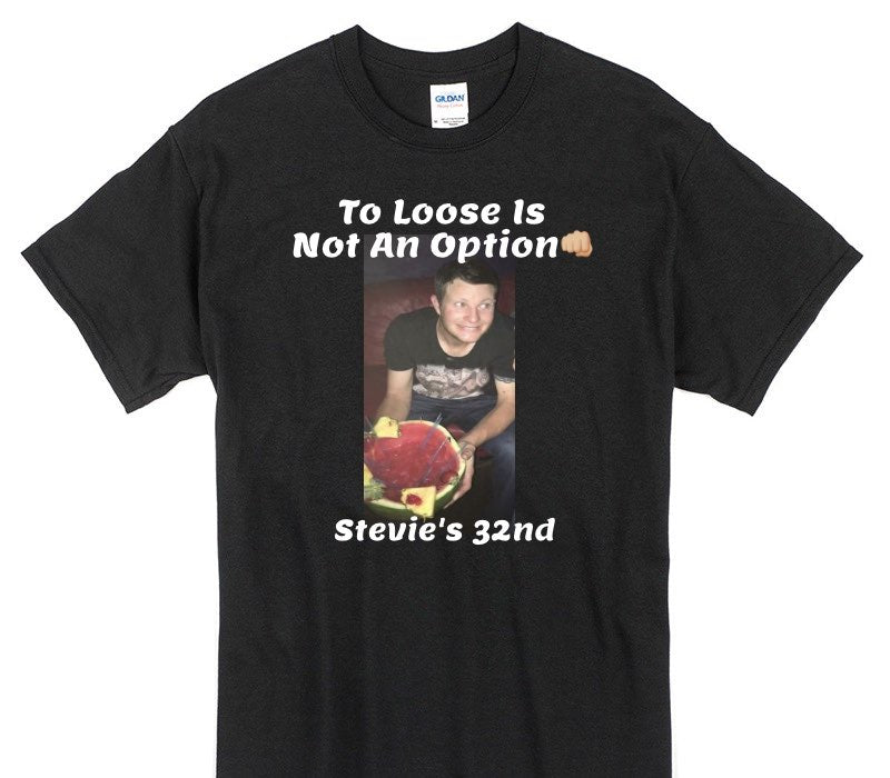 Custom Gildan 100% Cotton Black T-Shirt