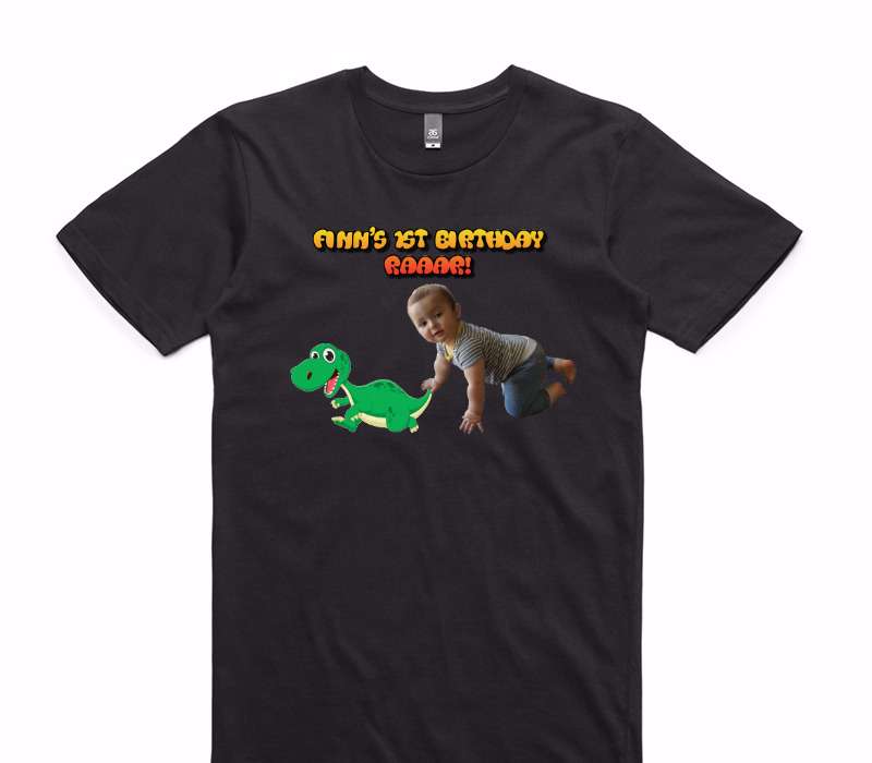 Custom AS Colour 100% Cotton Black T-Shirt