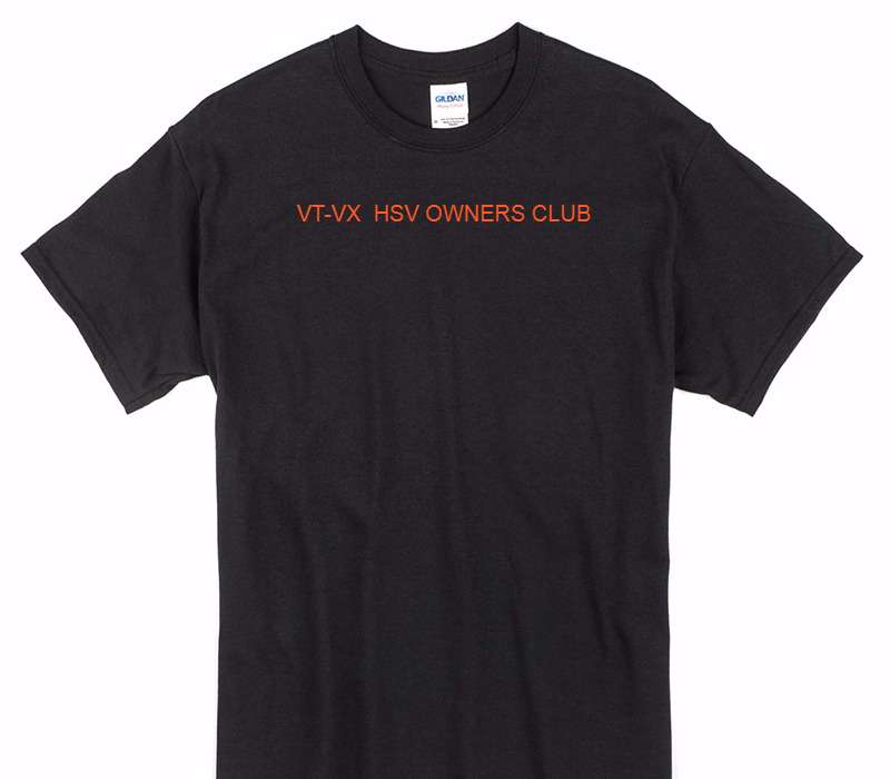 Custom Gildan 100% Cotton Black T-Shirt