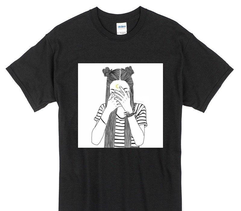 Custom Gildan 100% Cotton Black T-Shirt