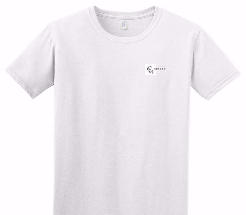 Custom Adult Soft Style 100% Cotton White T-Shirt