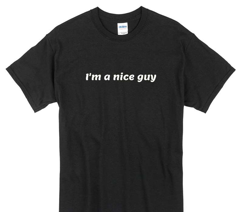 Custom Gildan 100% Cotton Black T-Shirt
