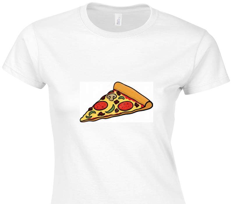 Custom Womens Soft Style 100% Cotton White T-Shirt