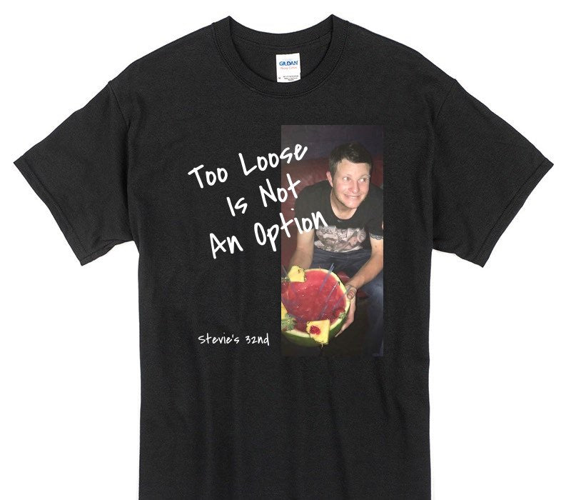Custom Gildan 100% Cotton Black T-Shirt