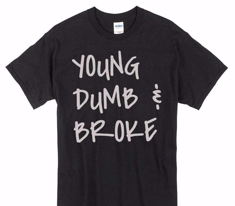 Custom Gildan 100% Cotton Black T-Shirt