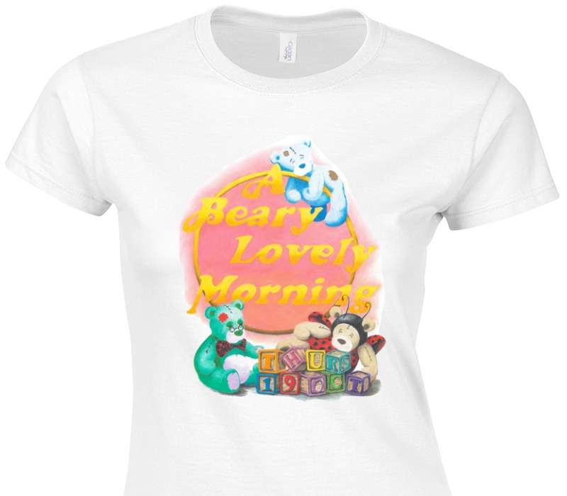 Custom Womens Soft Style 100% Cotton White T-Shirt