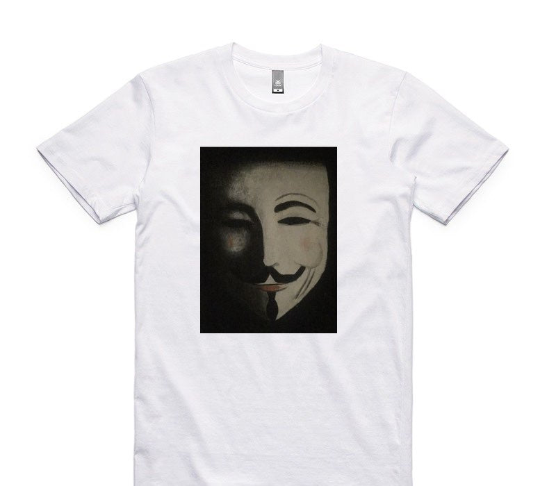 Custom AS Colour 100% Cotton White T-Shirt