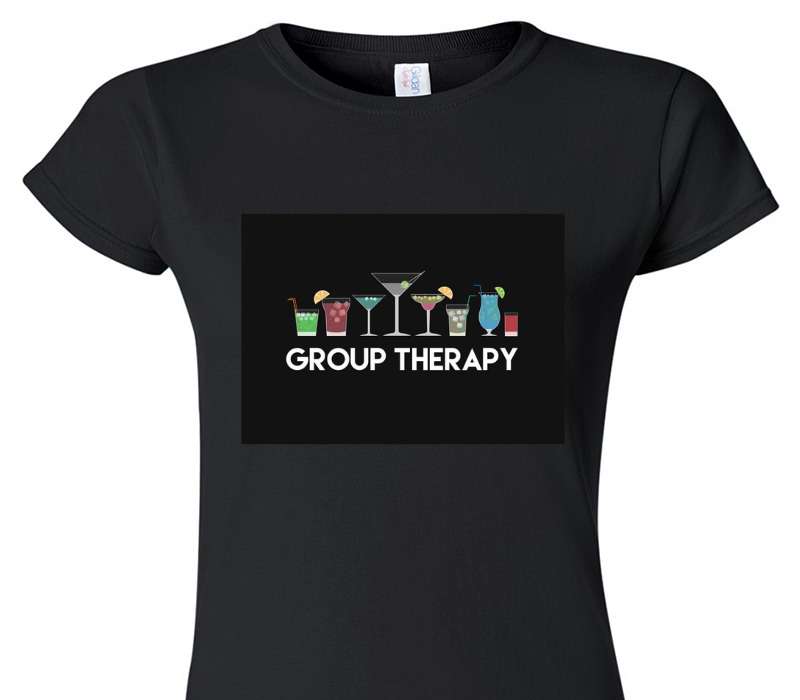 Custom Womens Soft Style 100% Cotton Black T-Shirt