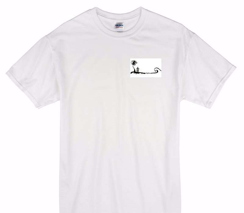 Custom Gildan 100% Cotton White T-Shirt
