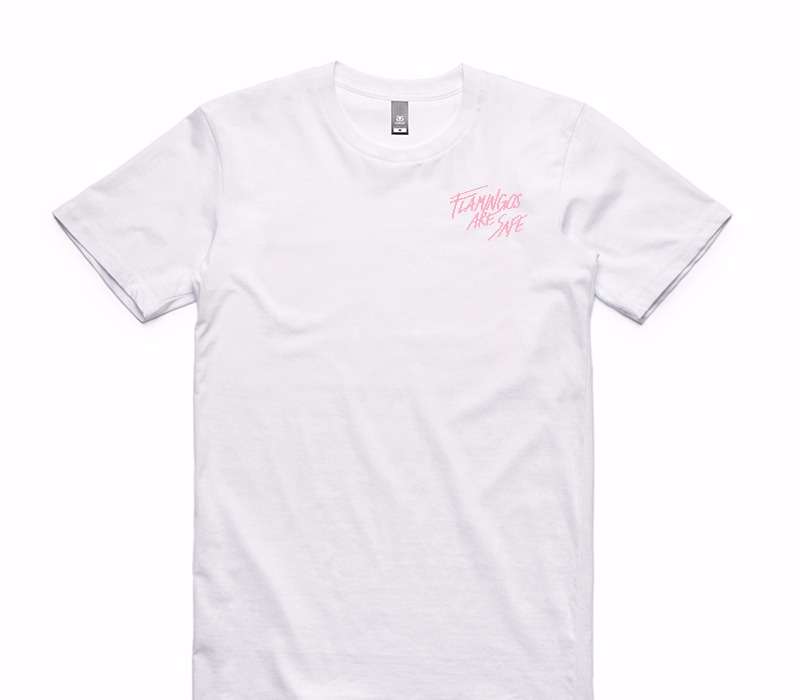 Custom AS Colour 100% Cotton White T-Shirt