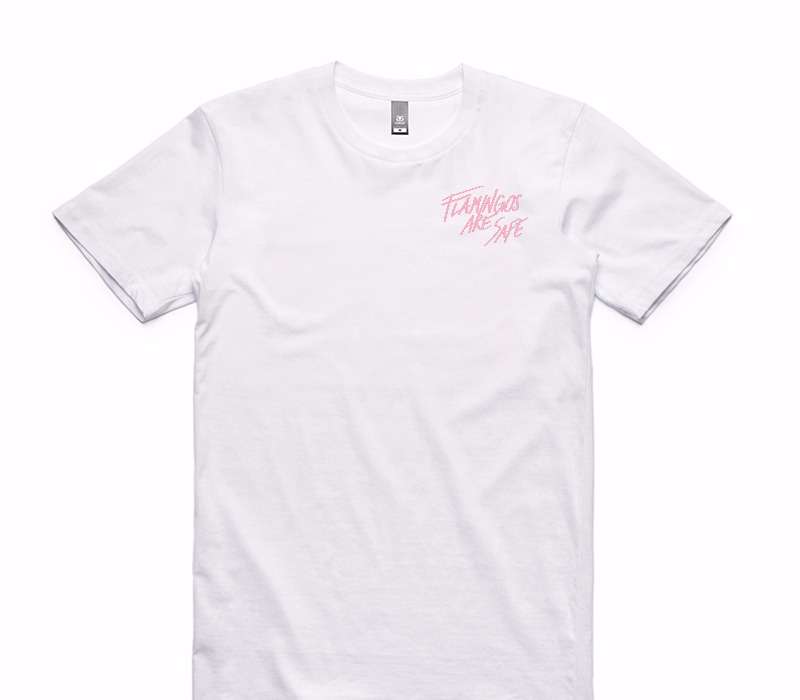 Custom AS Colour 100% Cotton White T-Shirt