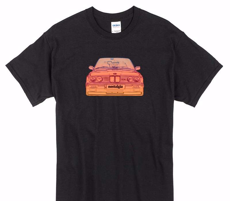Custom Gildan 100% Cotton Black T-Shirt