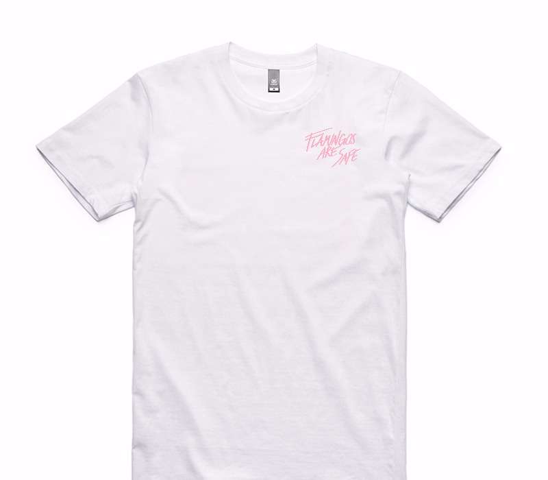 Custom AS Colour 100% Cotton White T-Shirt