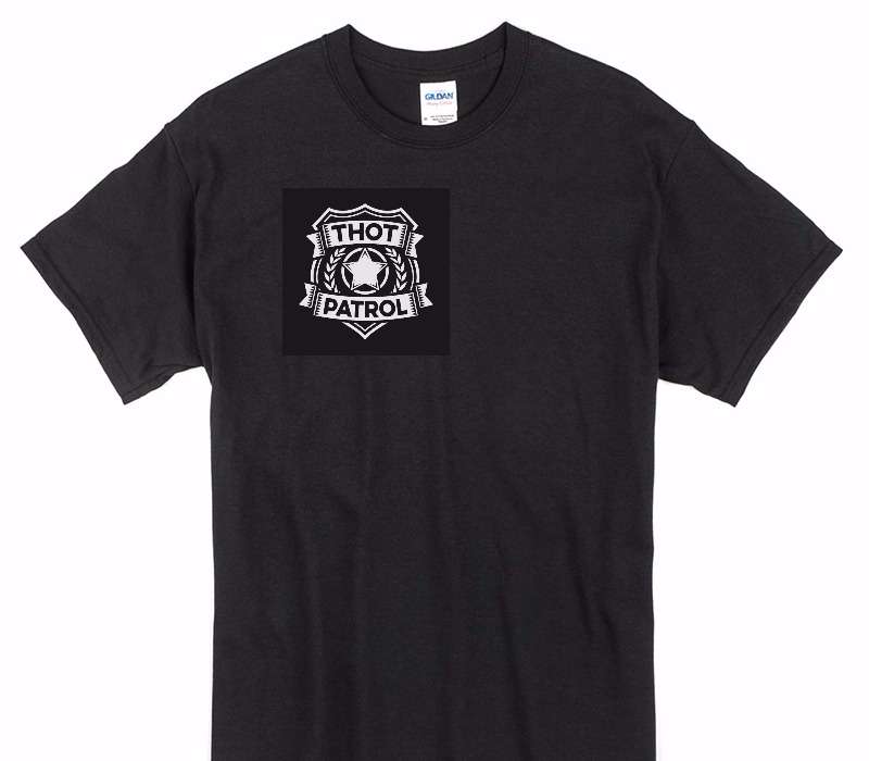 Custom Gildan 100% Cotton Black T-Shirt