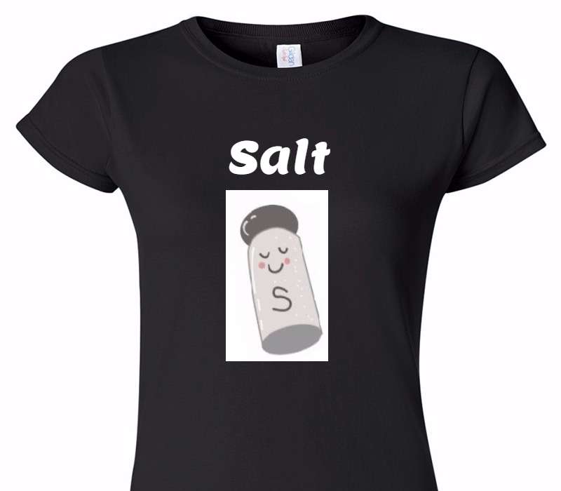 Custom Womens Soft Style 100% Cotton Black T-Shirt