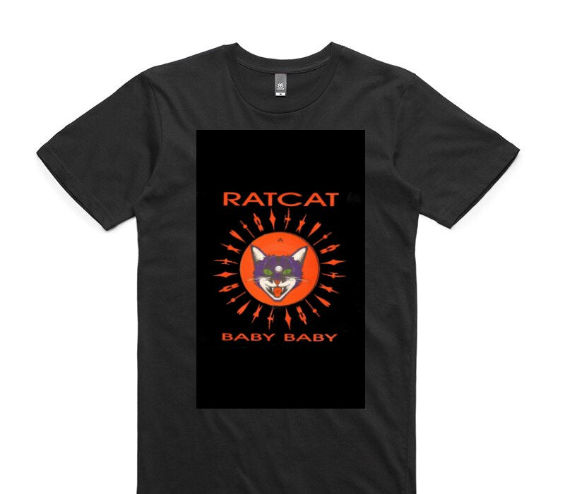 Custom AS Colour 100% Cotton Black T-Shirt