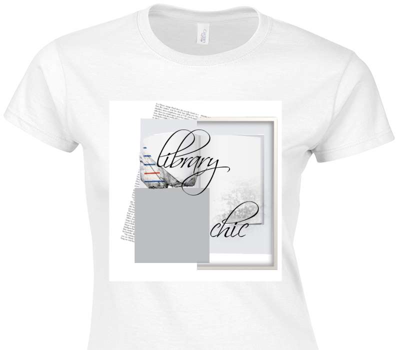 Custom Womens Soft Style 100% Cotton White T-Shirt