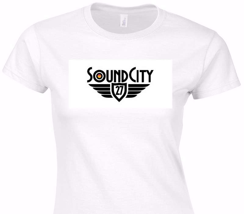 Custom Womens Soft Style 100% Cotton White T-Shirt