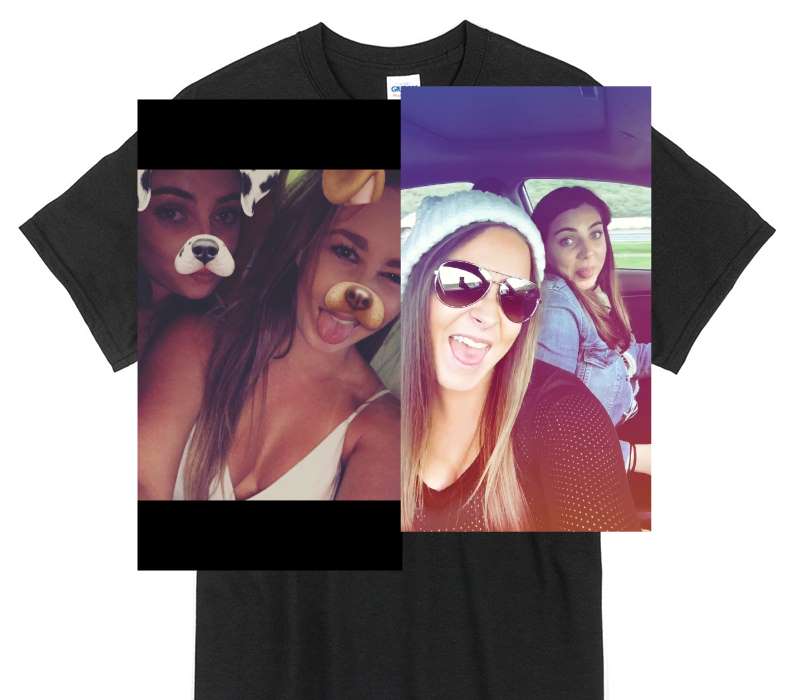 Custom Gildan 100% Cotton Black T-Shirt