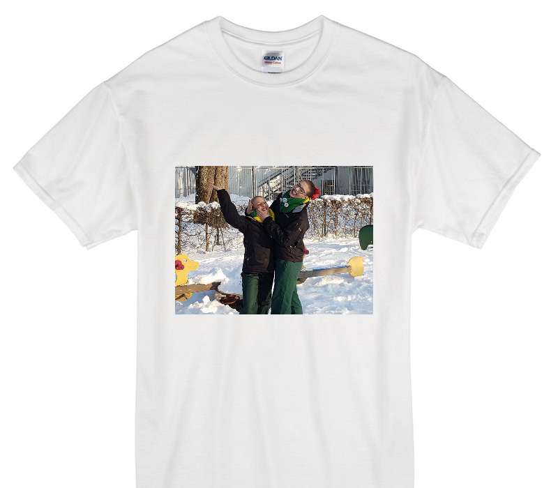 Custom Gildan 100% Cotton White T-Shirt