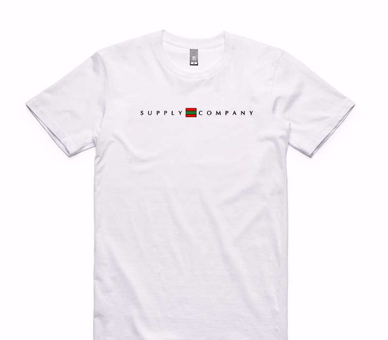 Custom AS Colour 100% Cotton White T-Shirt