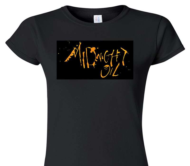 Custom Womens Soft Style 100% Cotton Black T-Shirt