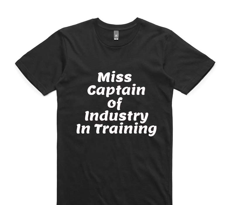 Custom AS Colour 100% Cotton Black T-Shirt