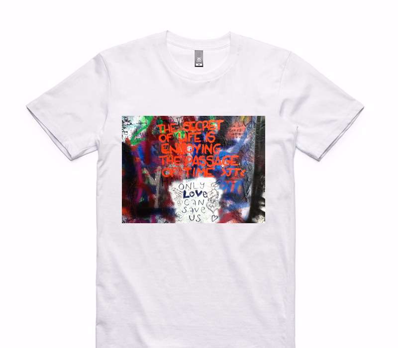Custom AS Colour 100% Cotton White T-Shirt