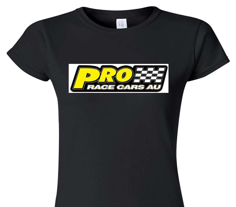 Custom Womens Soft Style 100% Cotton Black T-Shirt