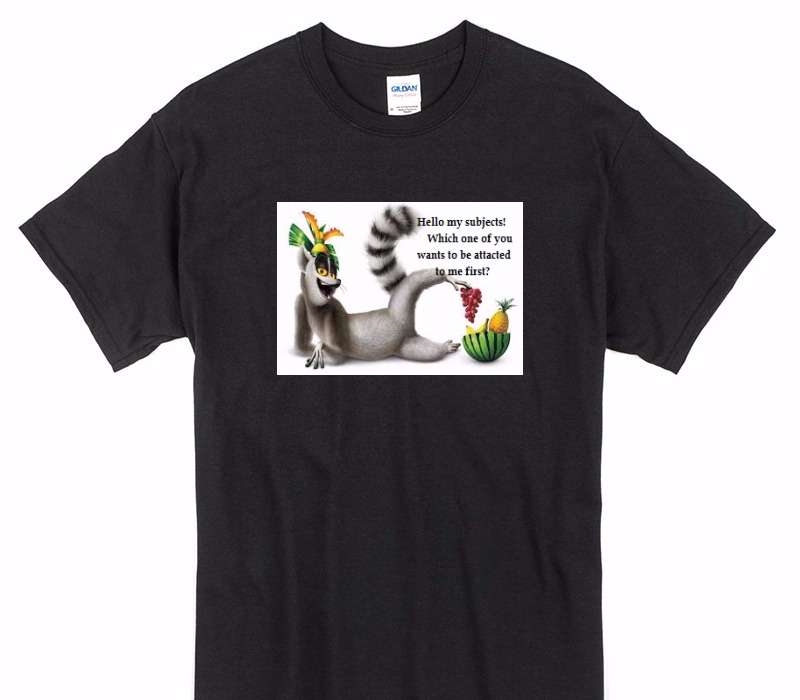 Custom Gildan 100% Cotton Black T-Shirt