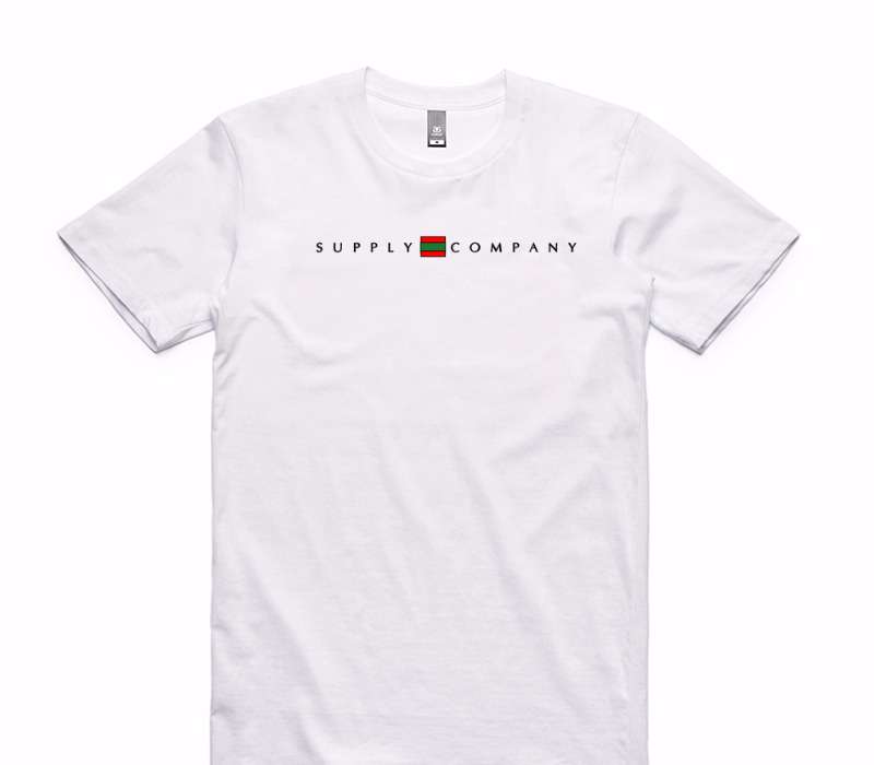 Custom AS Colour 100% Cotton White T-Shirt