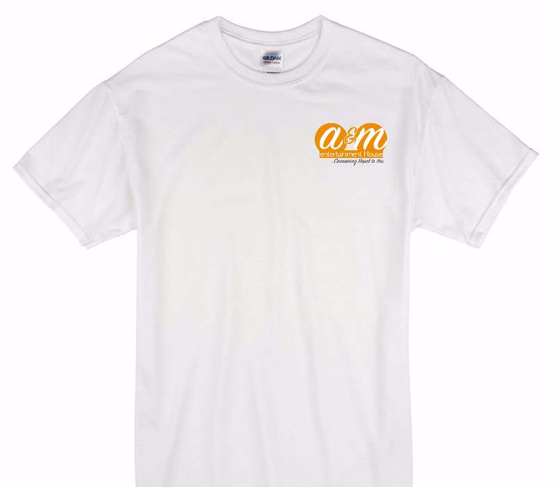 Custom Gildan 100% Cotton White T-Shirt