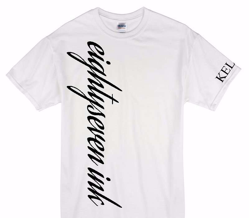 Custom Gildan 100% Cotton White T-Shirt