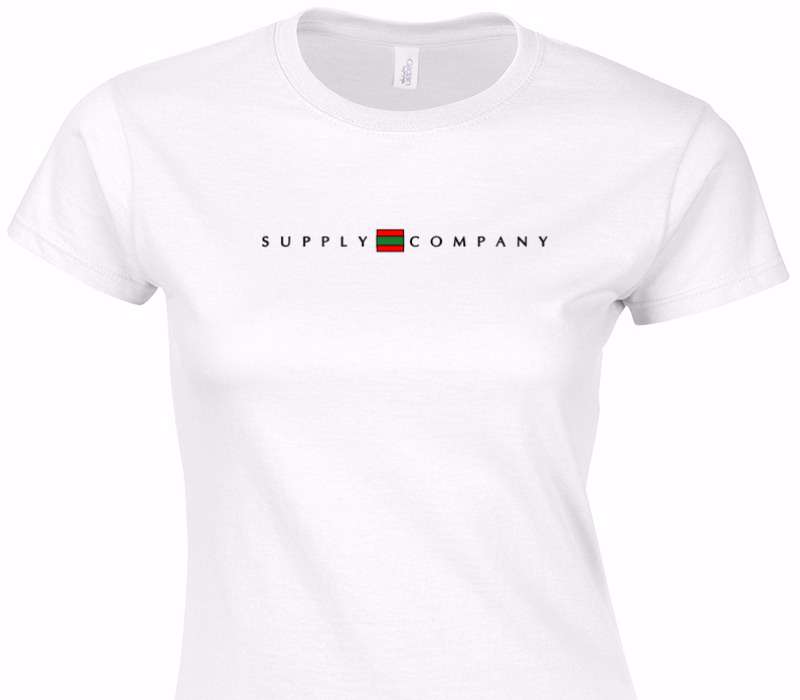 Custom Womens Soft Style 100% Cotton White T-Shirt