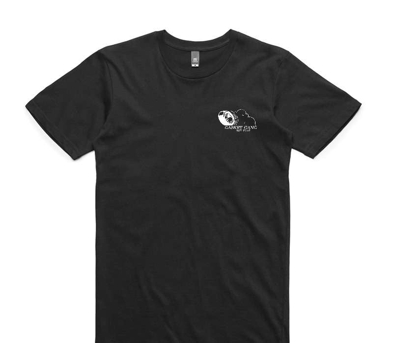 Custom AS Colour 100% Cotton Black T-Shirt