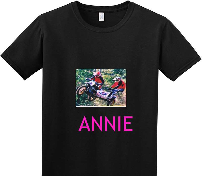 Custom Adult Soft Style 100% Cotton Black T-Shirt